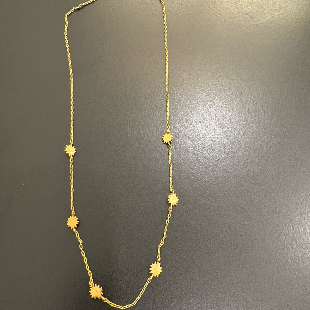 Madewell Gold Beaded Necklace